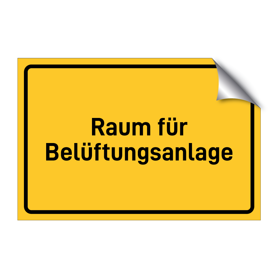 Raum für Belüftungsanlage
