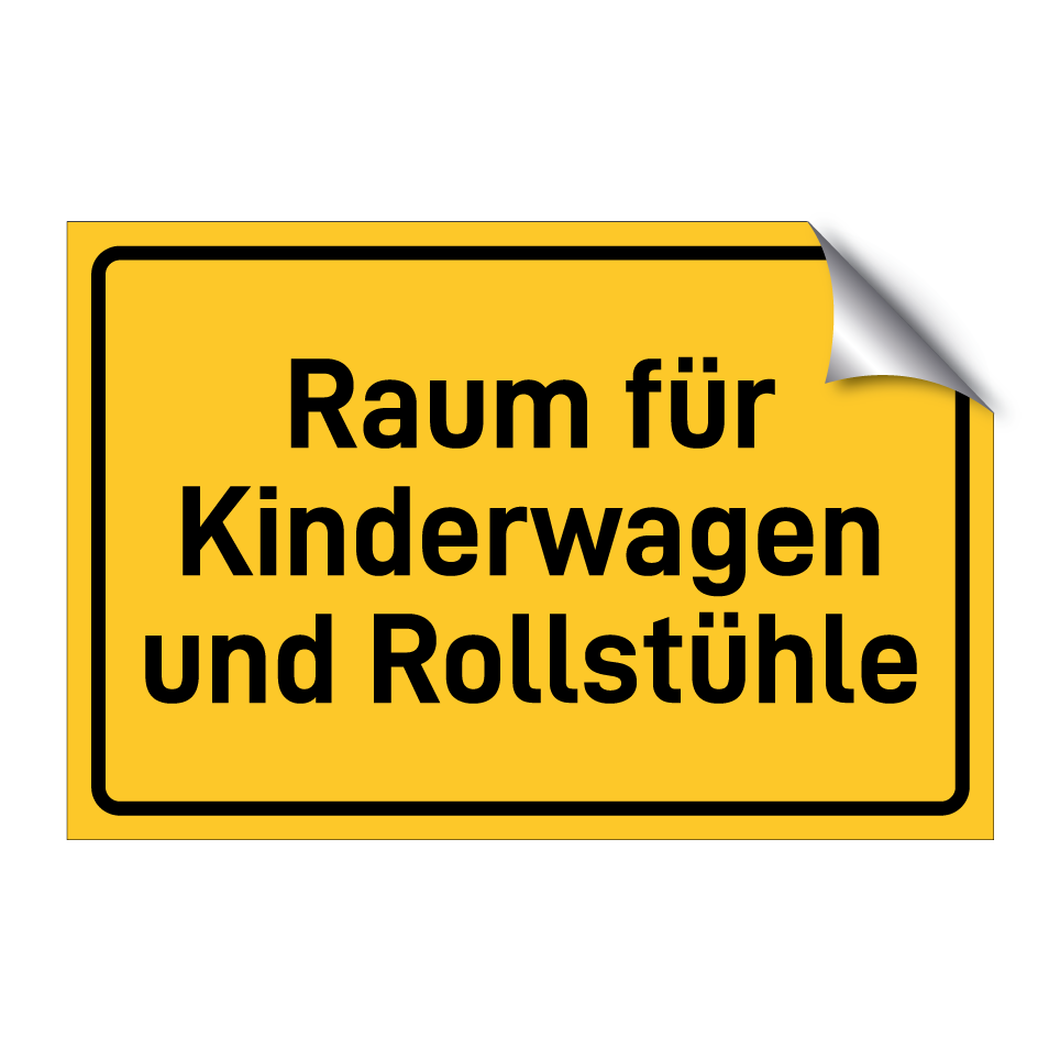 Raum für Kinderwagen und Rollstühle