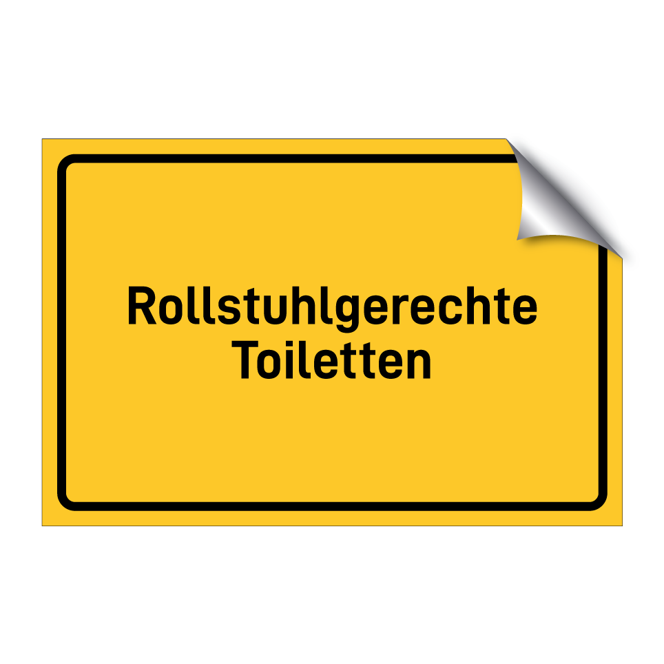 Rollstuhlgerechte Toiletten