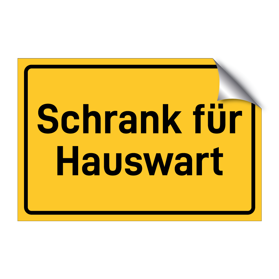 Schrank für Hauswart