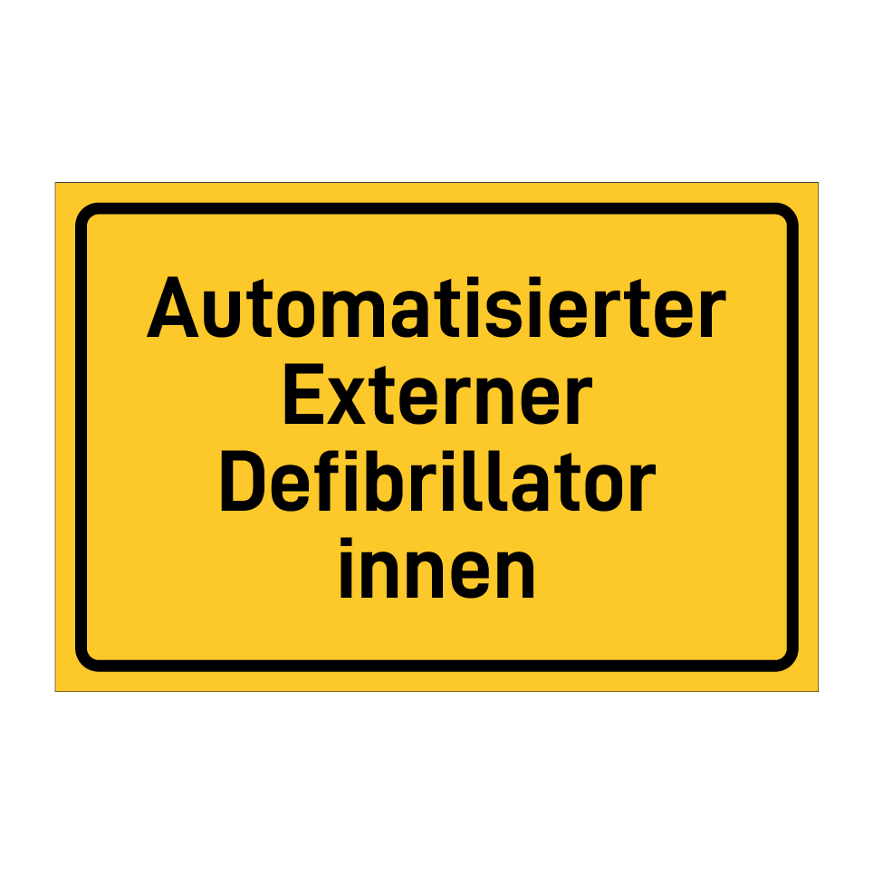 Automatisierter Externer Defibrillator innen