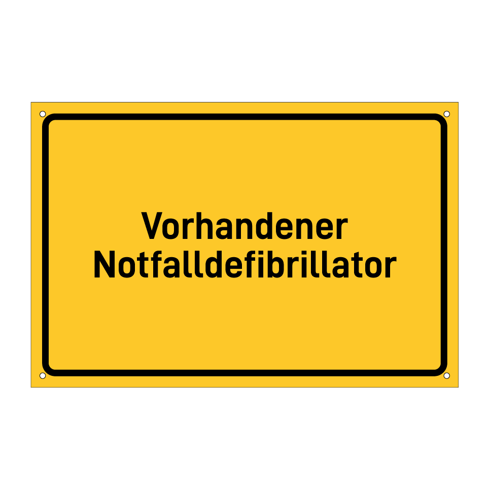 Vorhandener Notfalldefibrillator