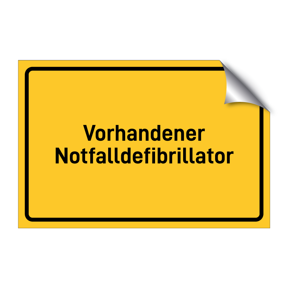 Vorhandener Notfalldefibrillator