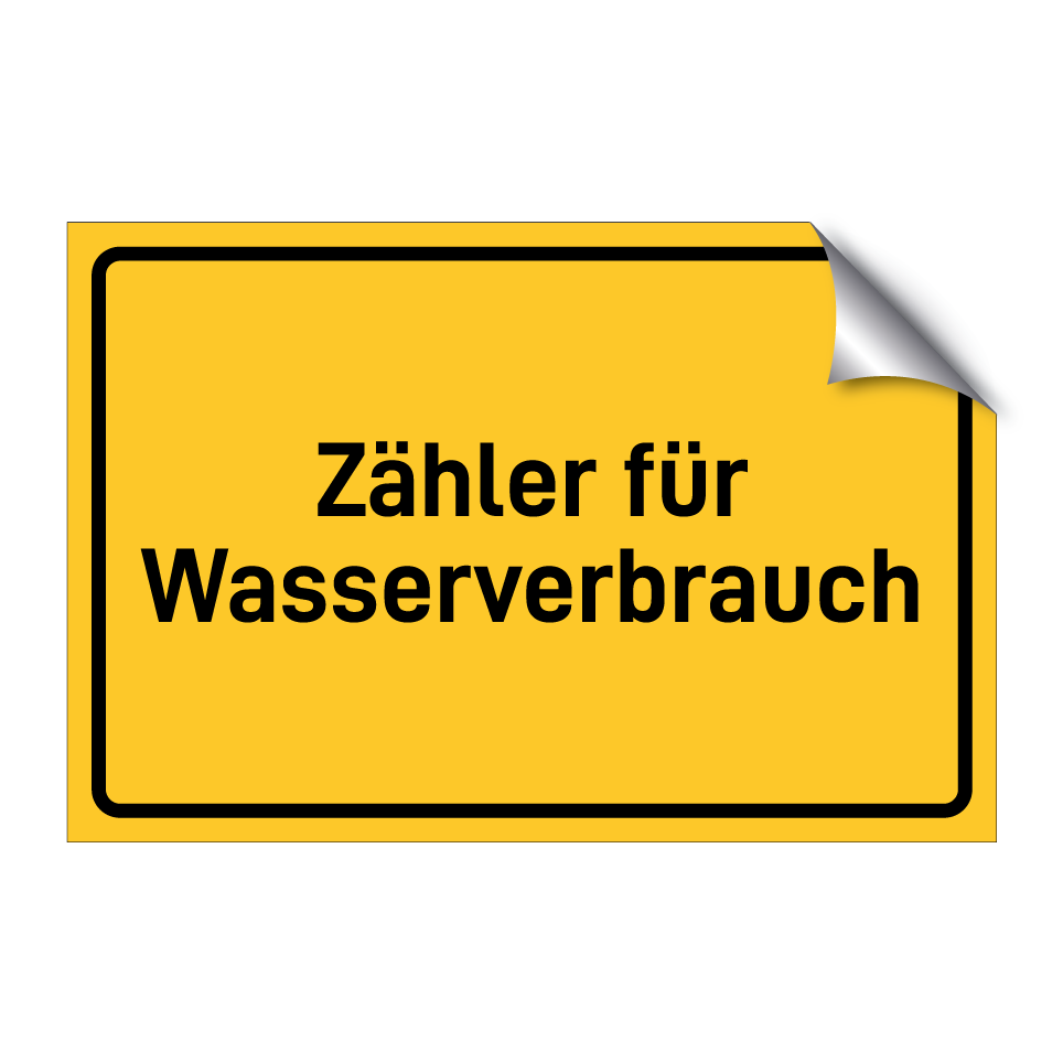 Zähler für Wasserverbrauch