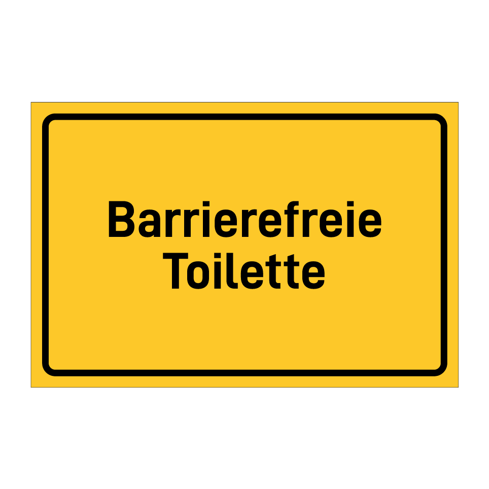 Barrierefreie Toilette