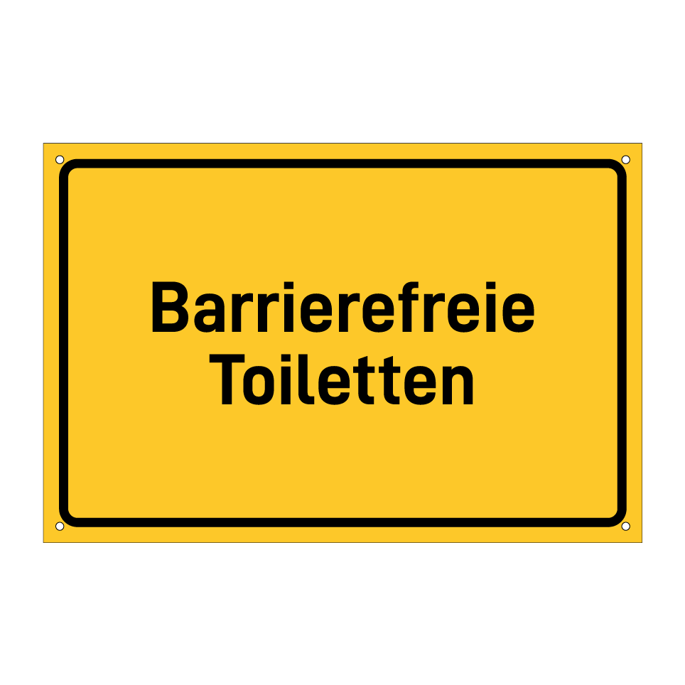 Barrierefreie Toiletten