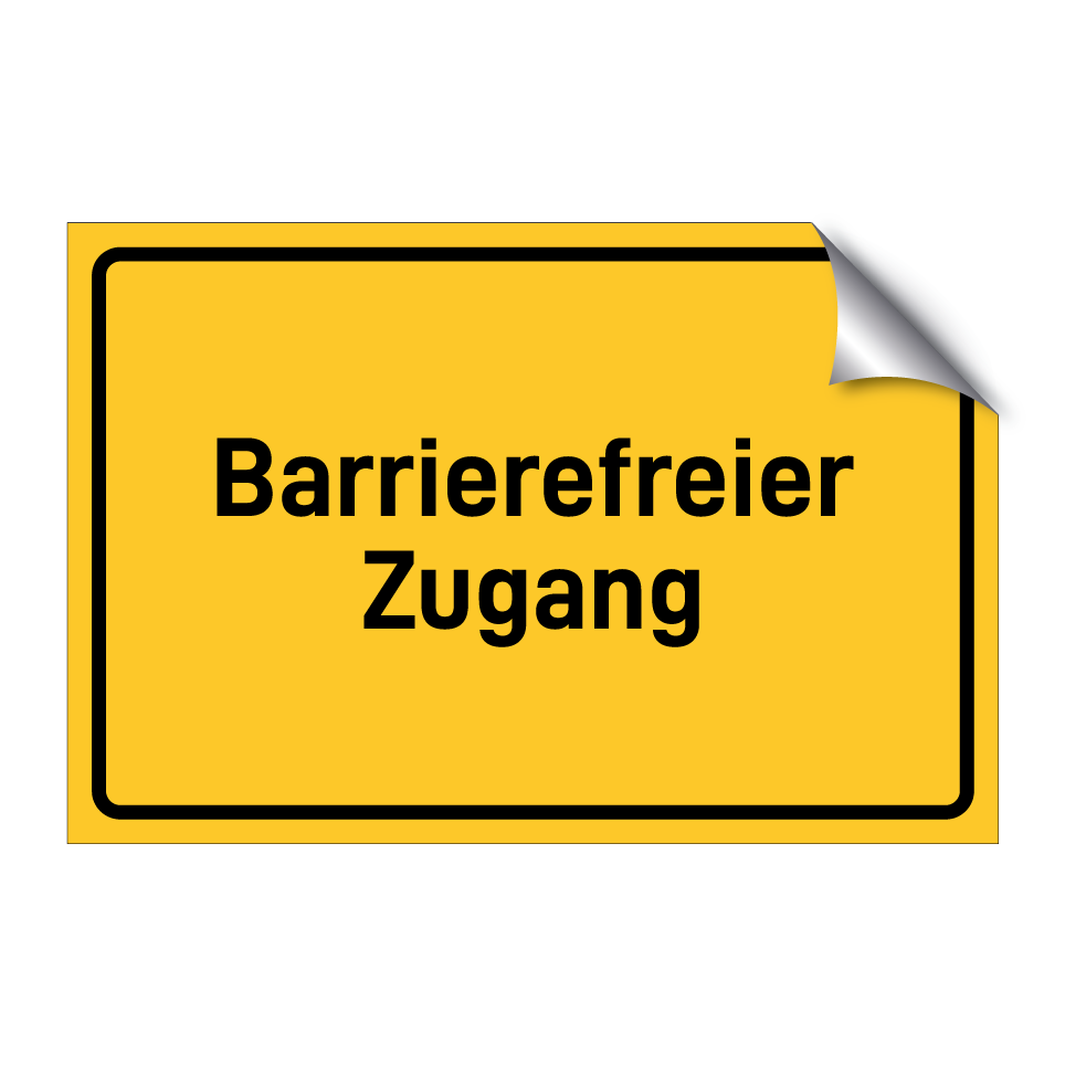 Barrierefreier Zugang