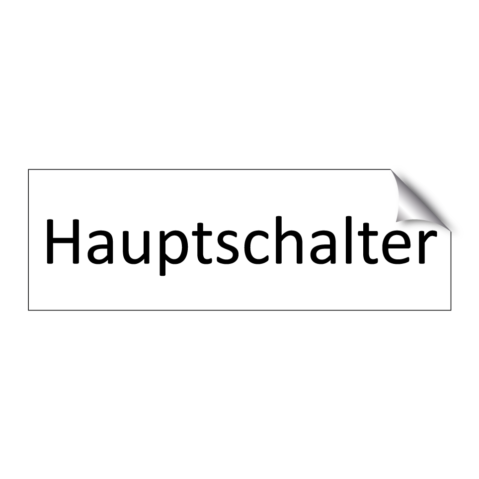 Hauptschalter