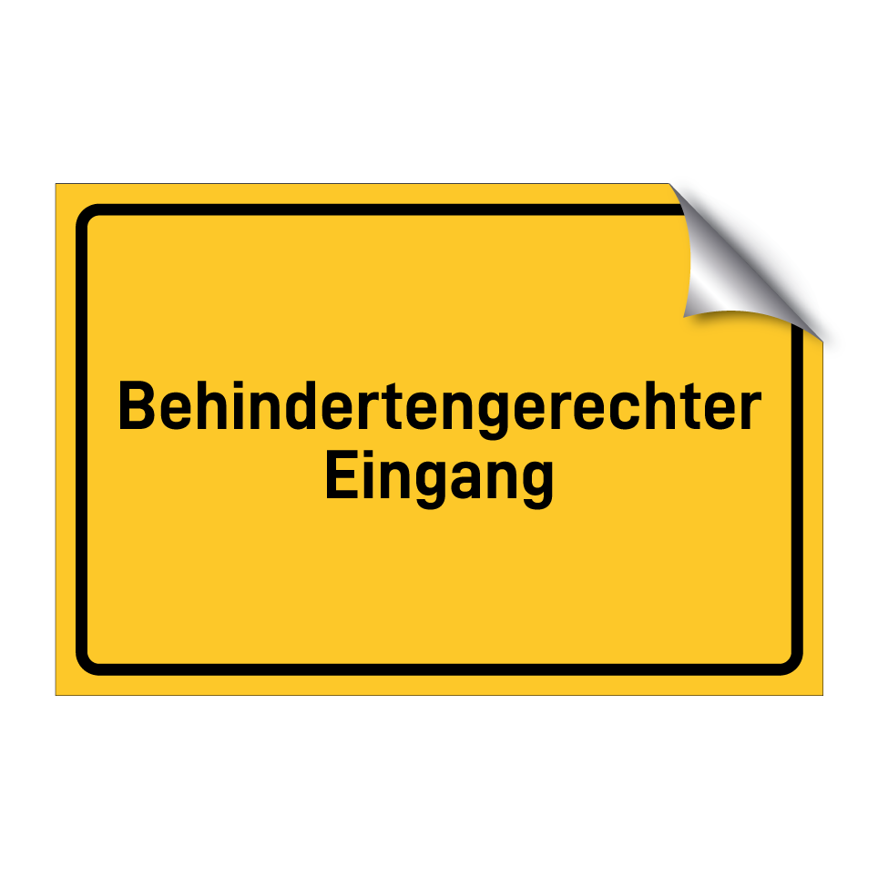 Behindertengerechter Eingang