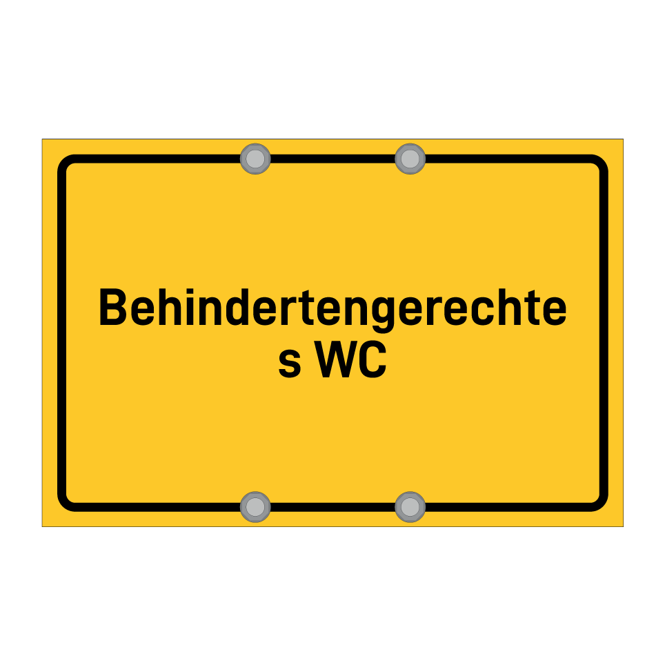 Behindertengerechtes WC