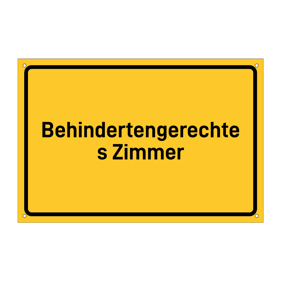 Behindertengerechtes Zimmer