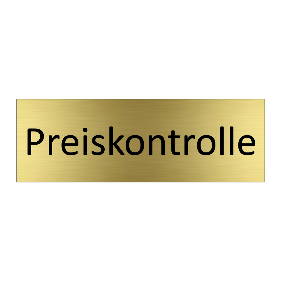 Preiskontrolle