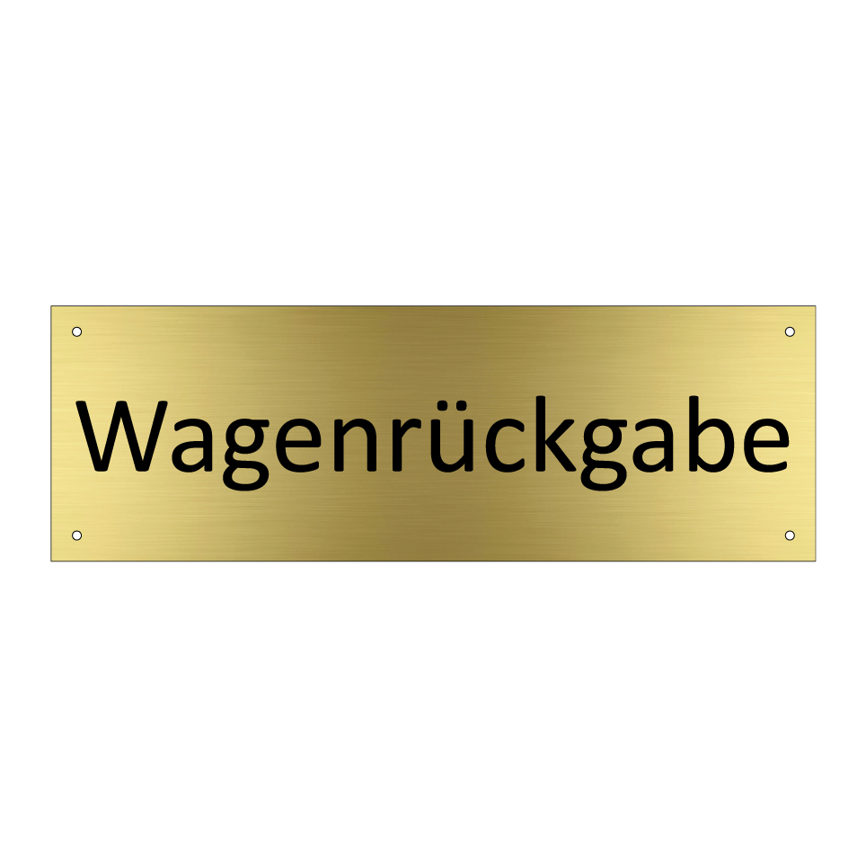 Wagenrückgabe