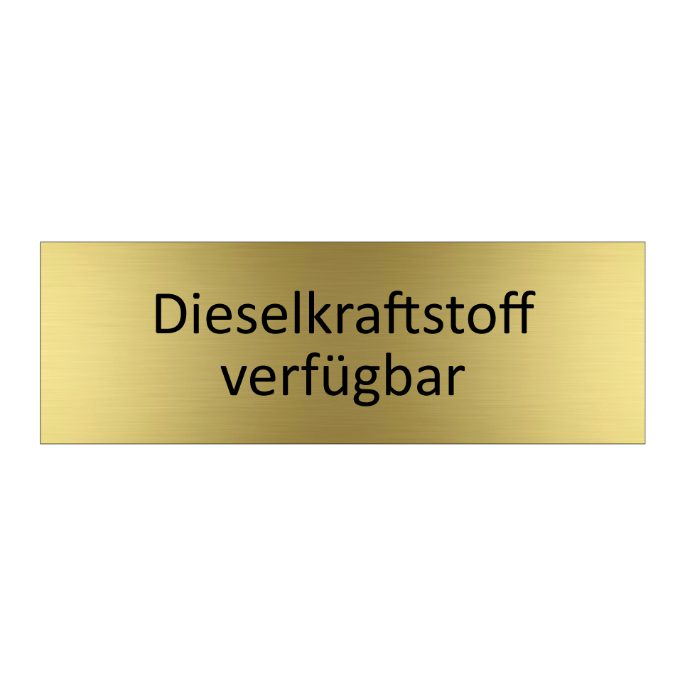 Dieselkraftstoff verfügbar