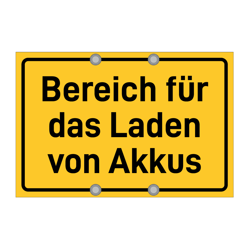 Bereich für das Laden von Akkus