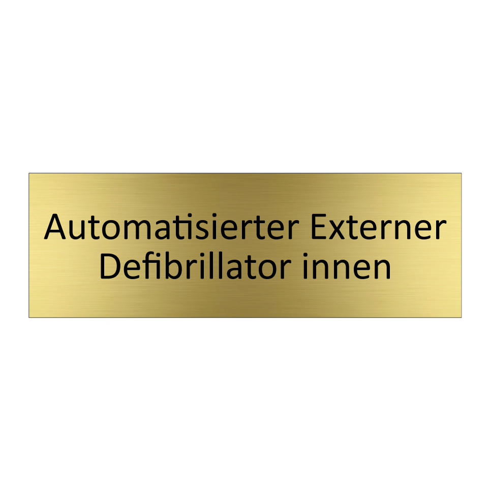 Automatisierter Externer Defibrillator innen