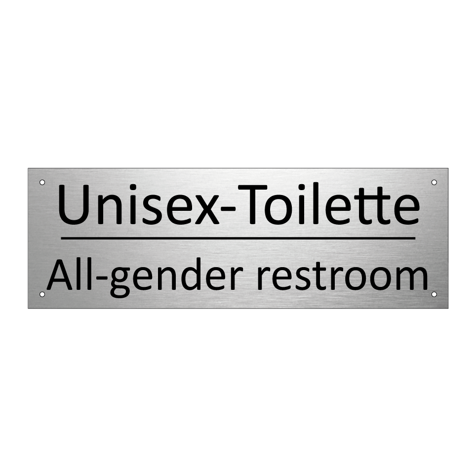 Unisex-Toilette - All-gender restroom