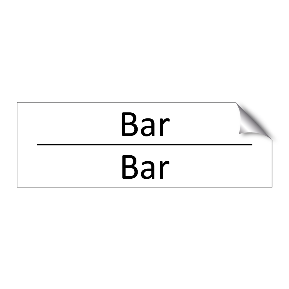 Bar - Bar