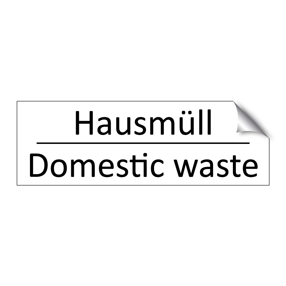 Hausmüll - Domestic waste