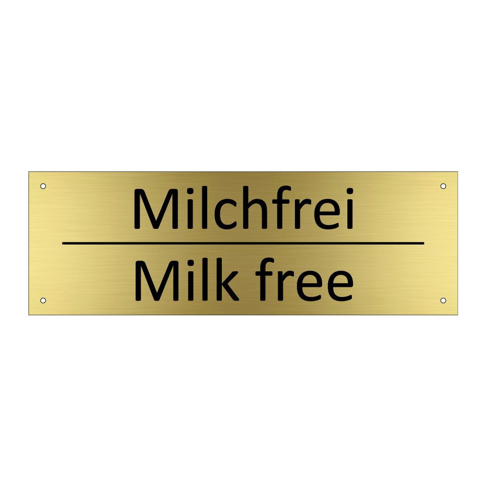 Milchfrei - Milk free