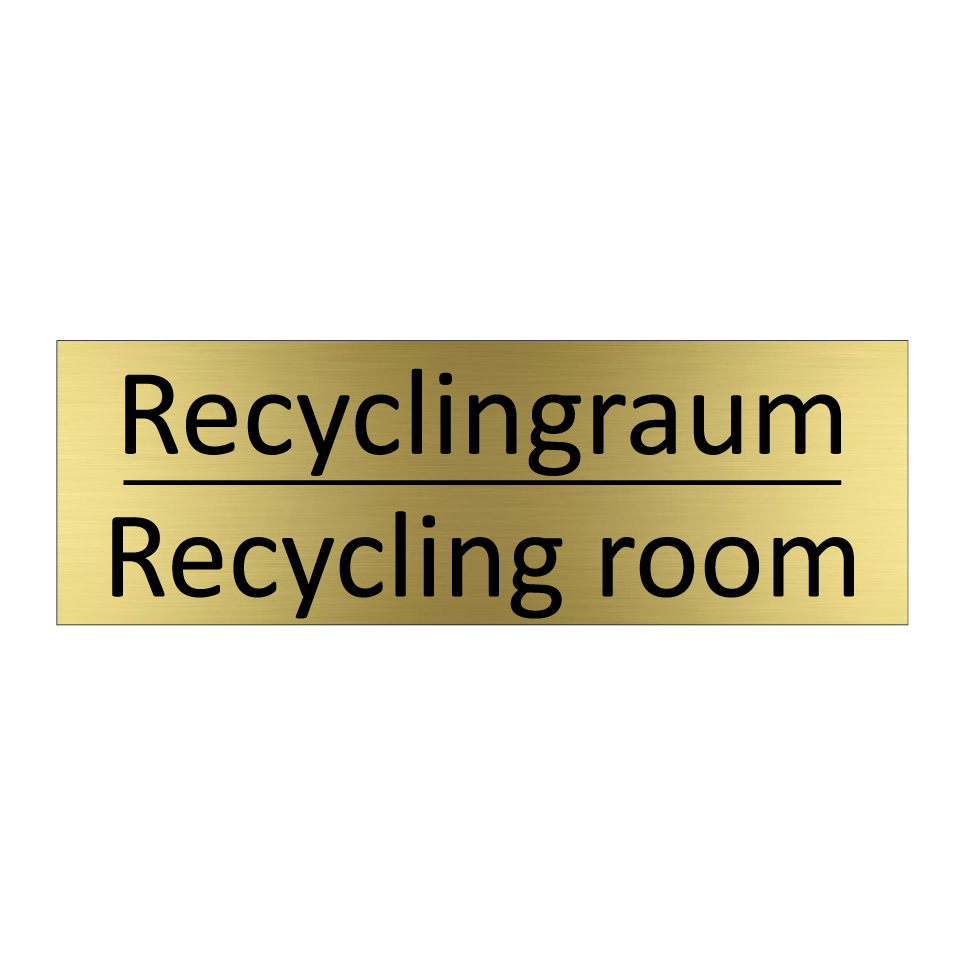 Recyclingraum - Recycling room
