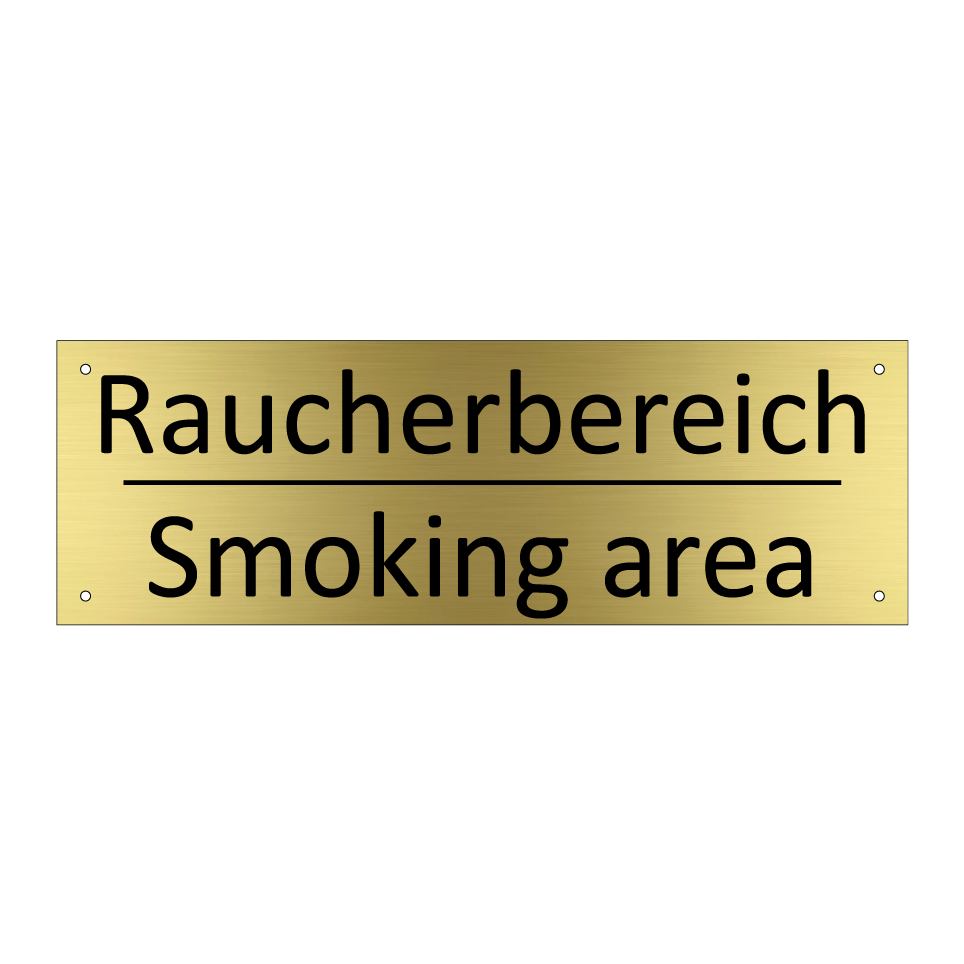 Raucherbereich - Smoking area