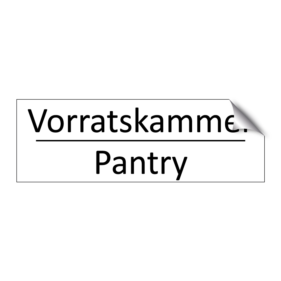 Vorratskammer - Pantry