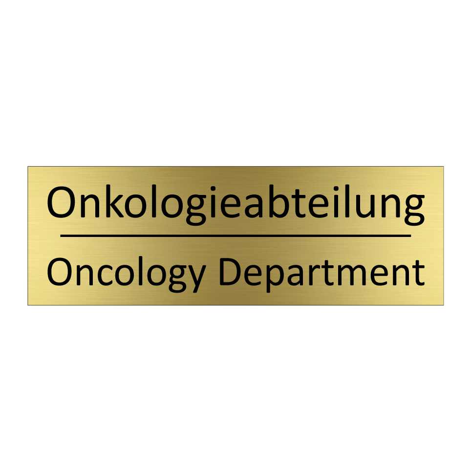 Onkologieabteilung - Oncology Department