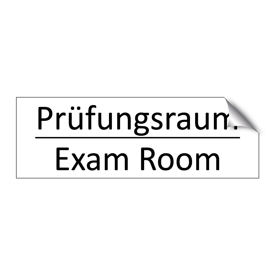 Prüfungsraum - Exam Room
