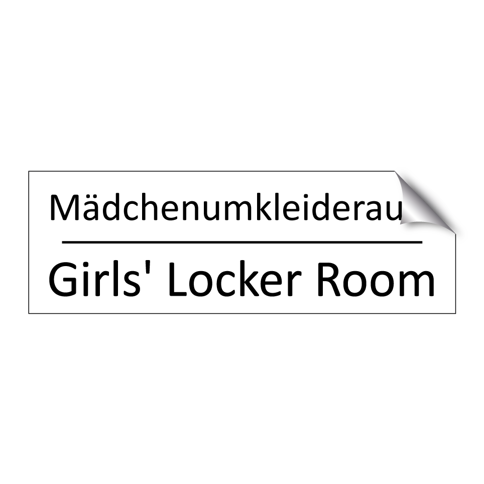 Mädchenumkleideraum - Girls' Locker Room