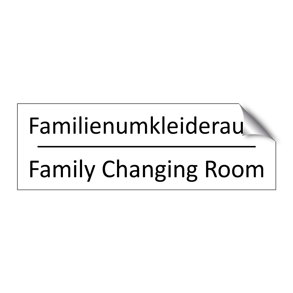 Familienumkleideraum - Family Changing Room