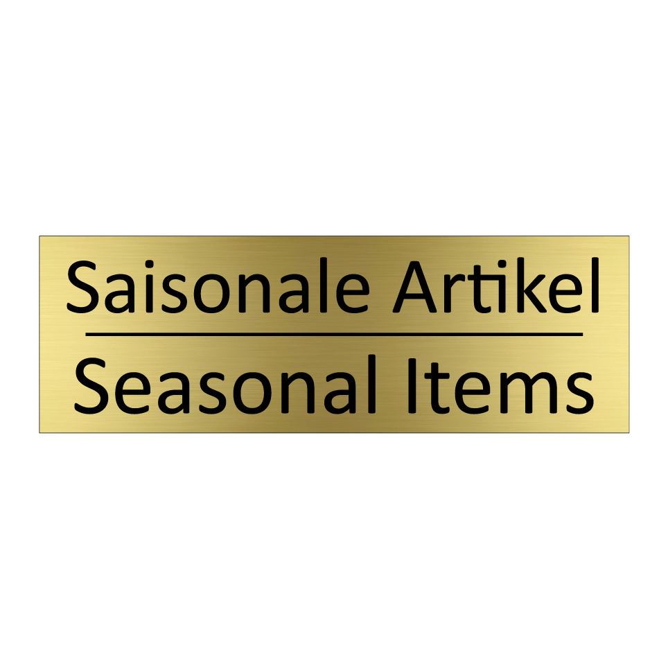 Saisonale Artikel - Seasonal Items