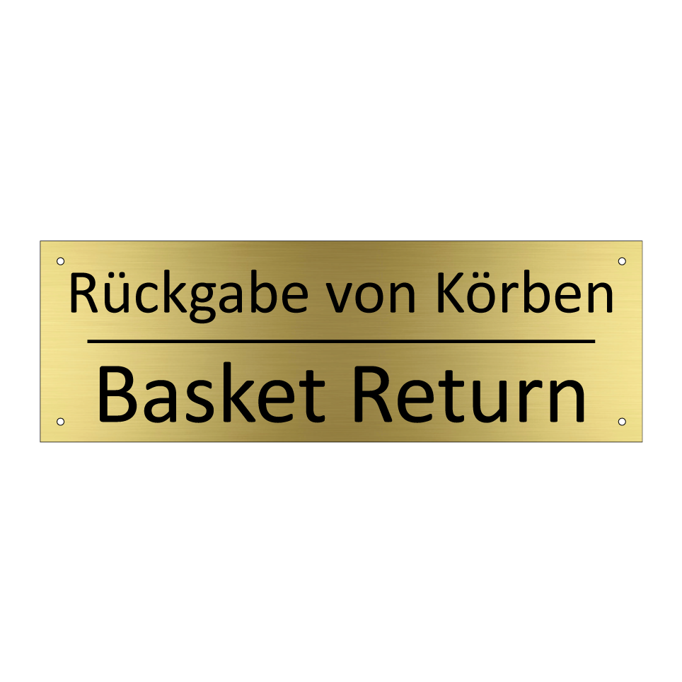 Rückgabe von Körben - Basket Return