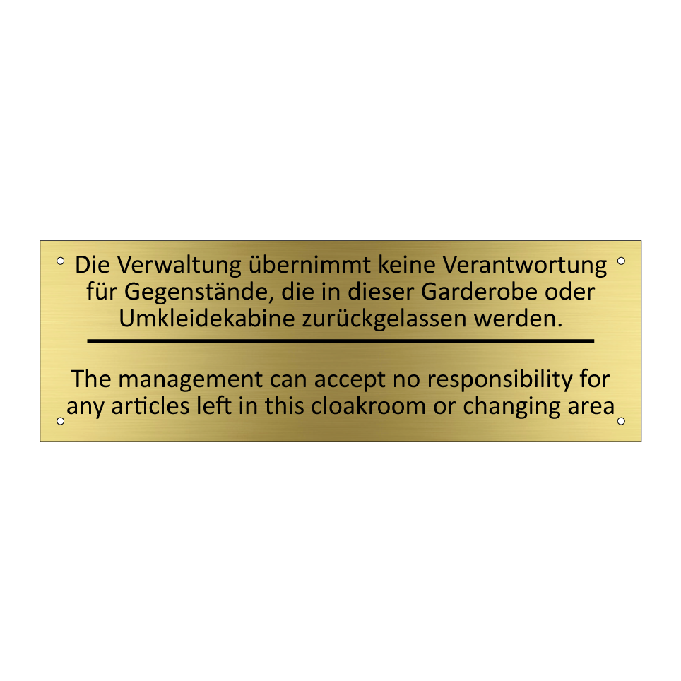 Die Verwaltung übernimmt keine /.../ - The management can accept no responsibility /.../