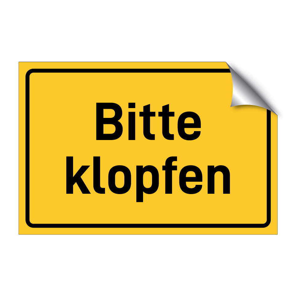 Bitte klopfen