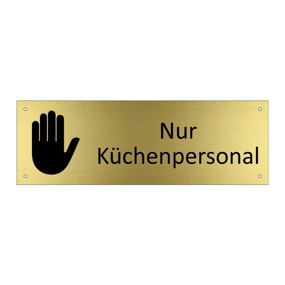 Nur Küchenpersonal