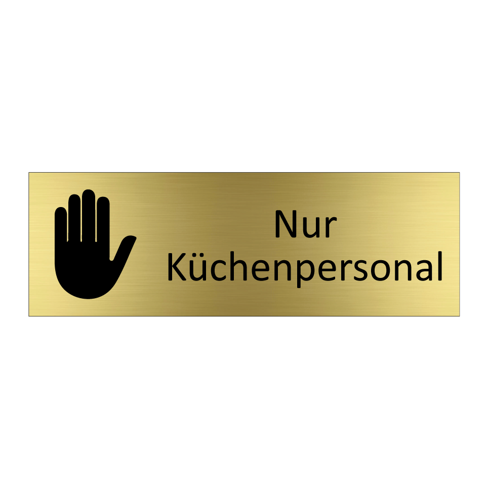 Nur Küchenpersonal