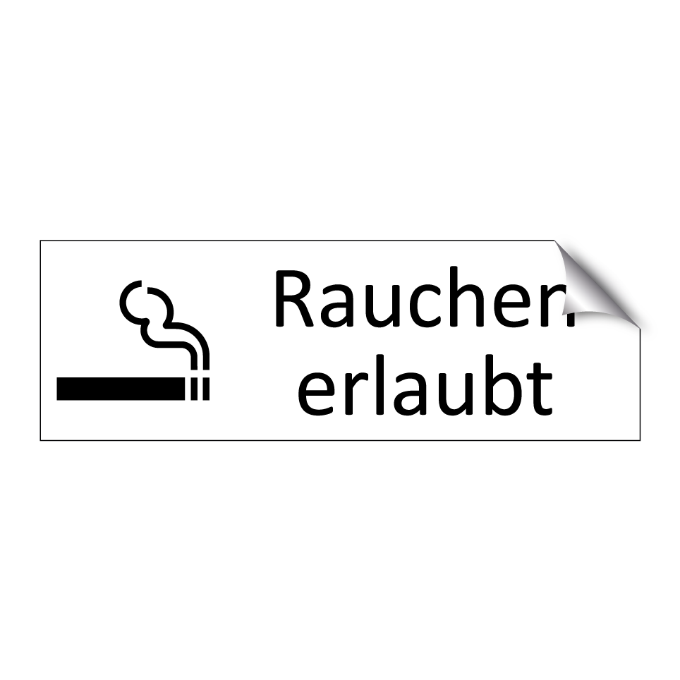 Rauchen erlaubt