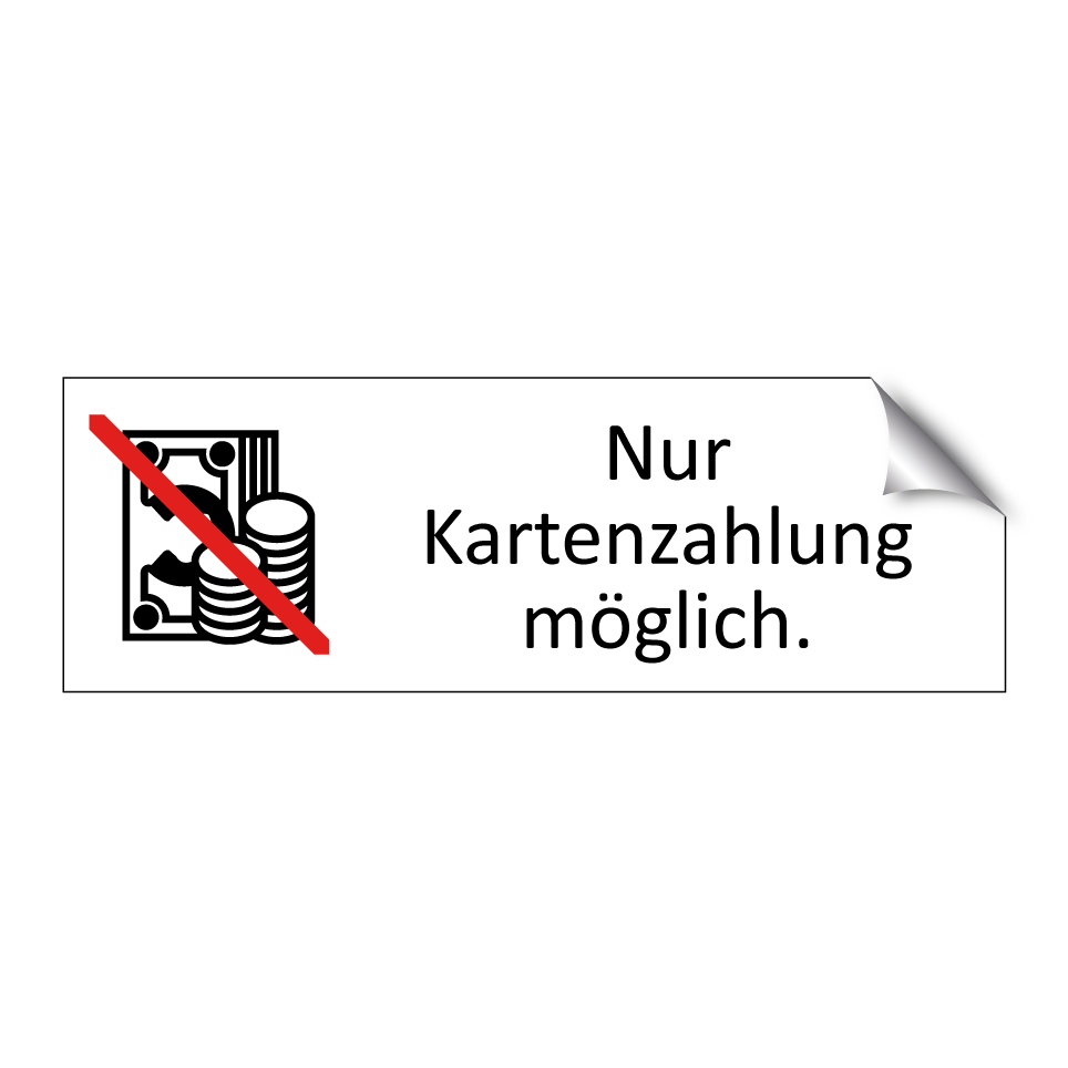 Nur Kartenzahlung möglich.
