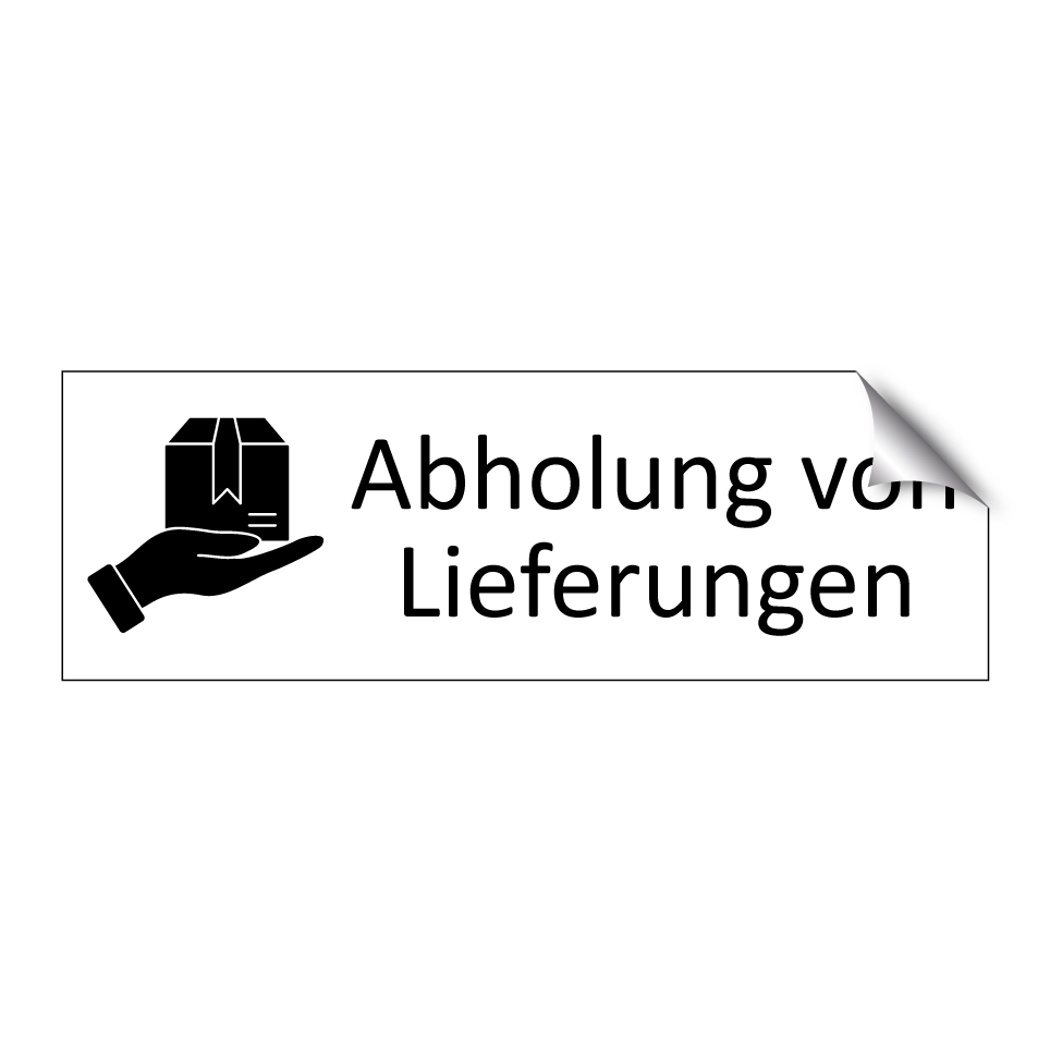Abholung von Lieferungen