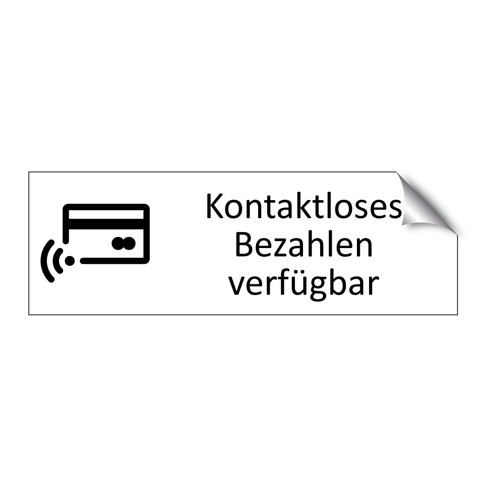 Kontaktloses Bezahlen verfügbar