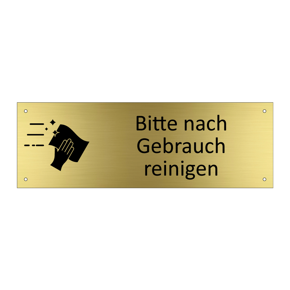 Bitte nach Gebrauch reinigen
