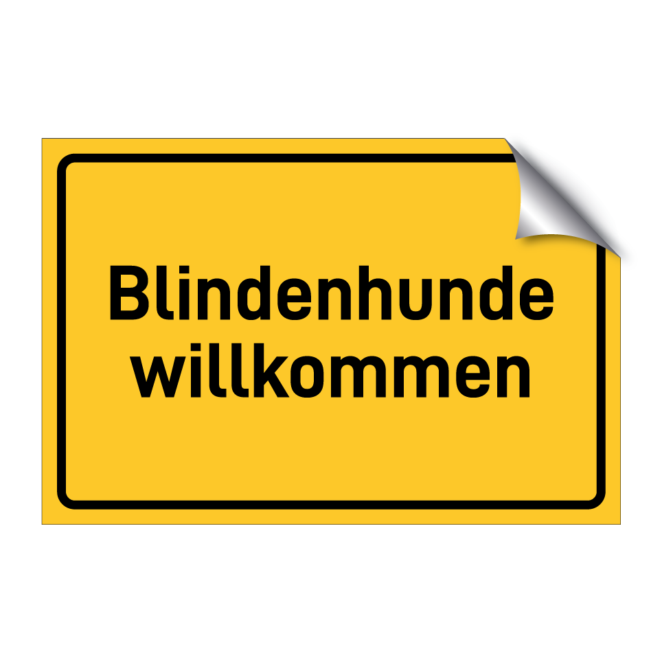 Blindenhunde willkommen