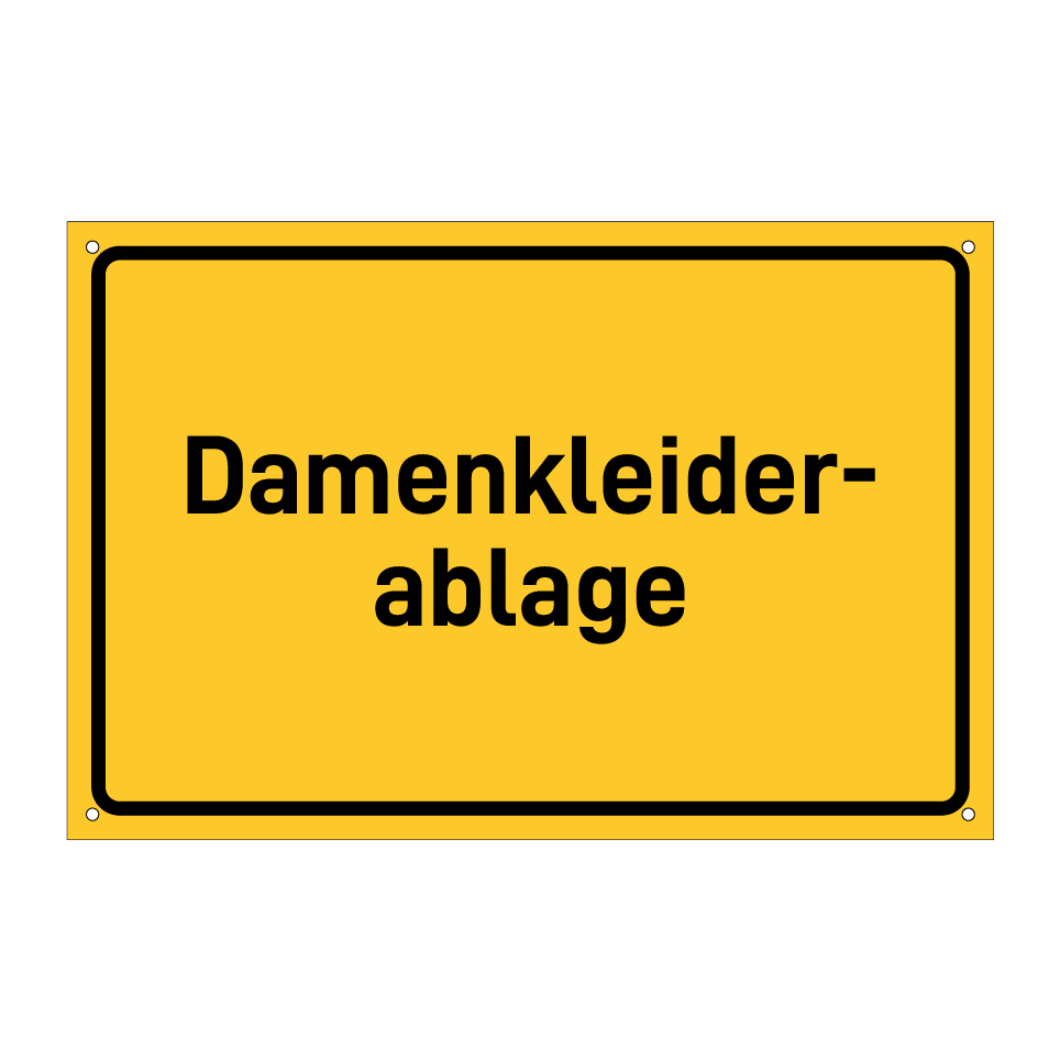Damenkleider- ablage