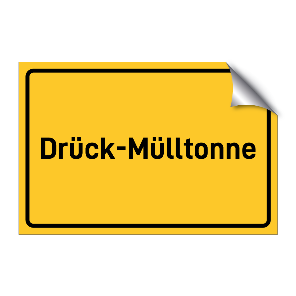 Drück-Mülltonne