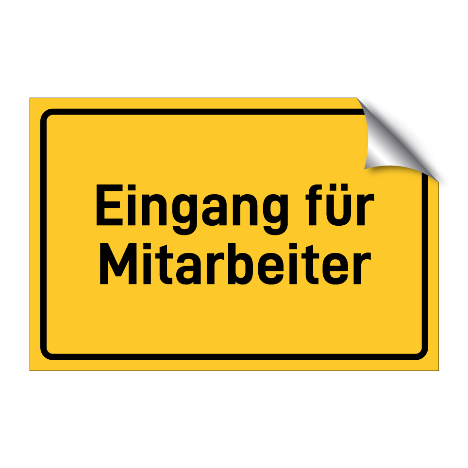 Eingang für Mitarbeiter