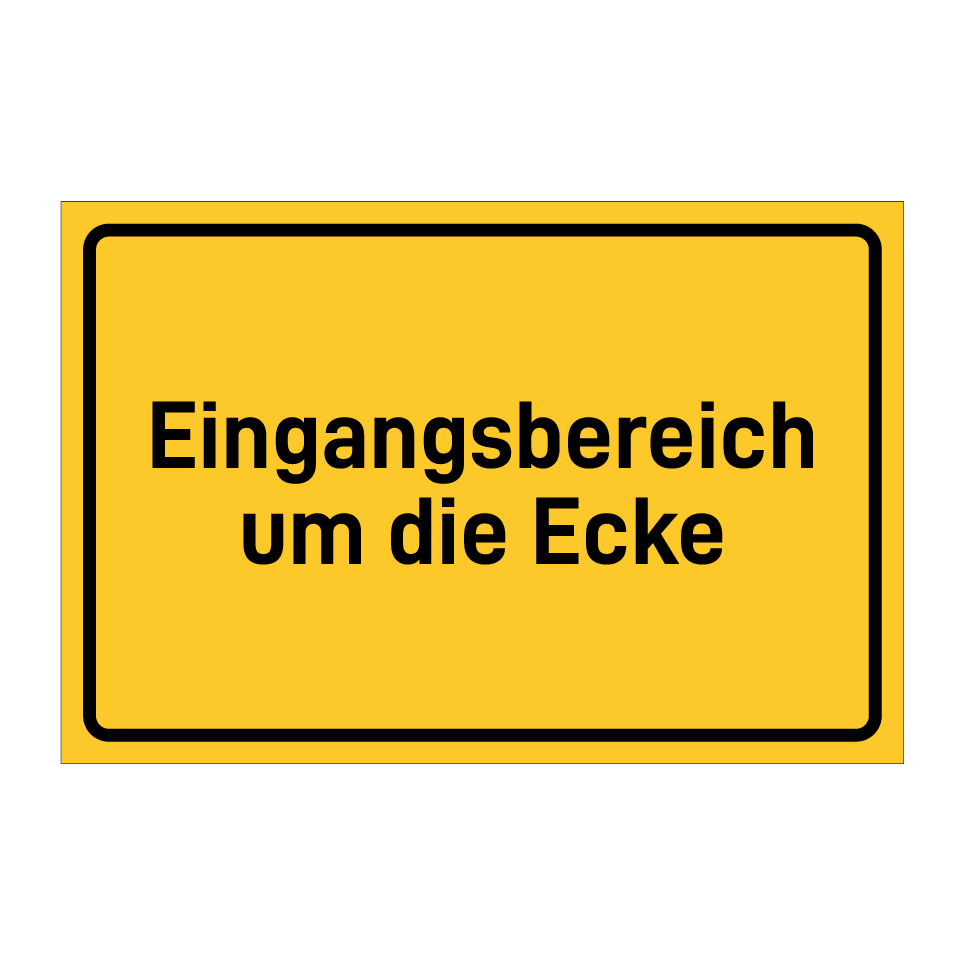 Eingangsbereich um die Ecke