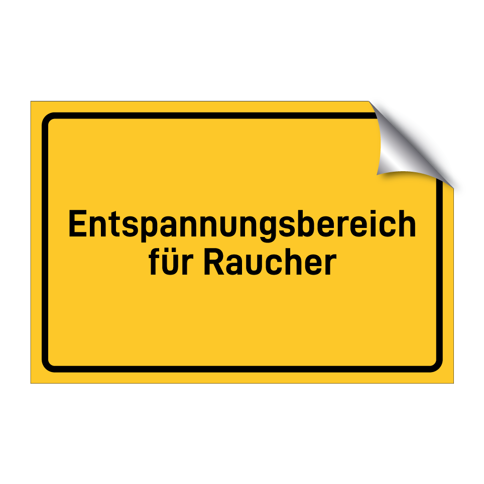 Entspannungsbereich für Raucher