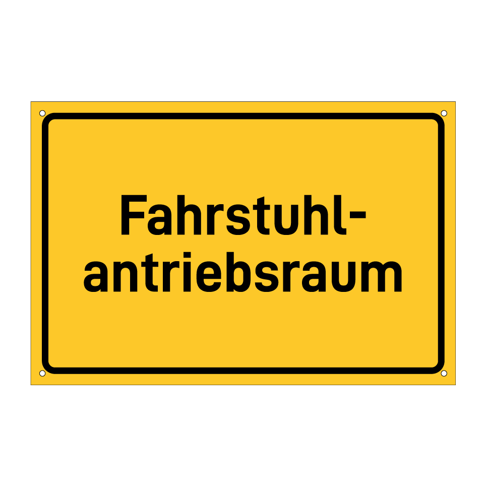 Fahrstuhl- antriebsraum