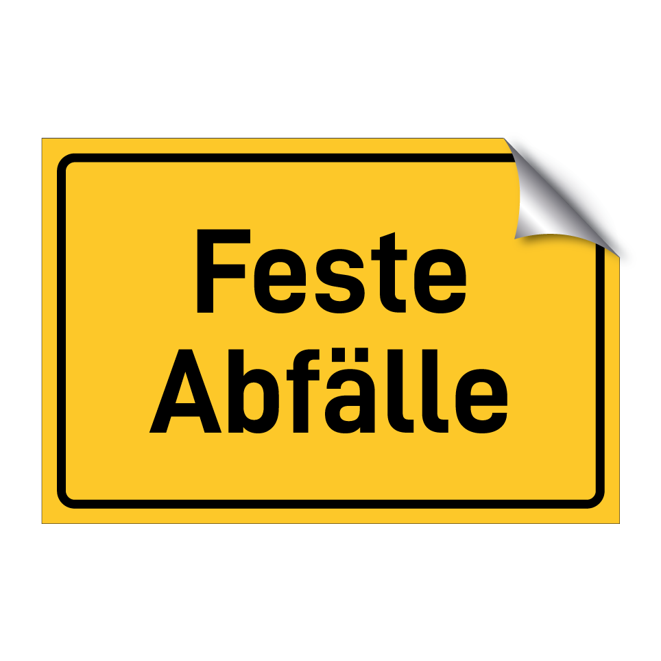 Feste Abfälle